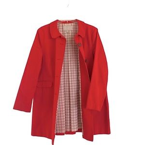 Banana Republic Red Women's Swing Coat